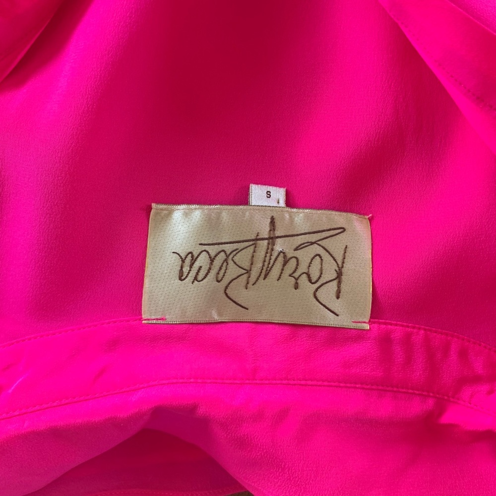 summer hot pink top